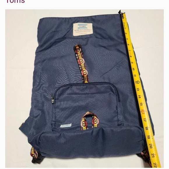 Toms navy blue backpack unisex - Picture 7 of 7